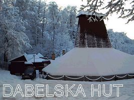 Disko Hut im Winter